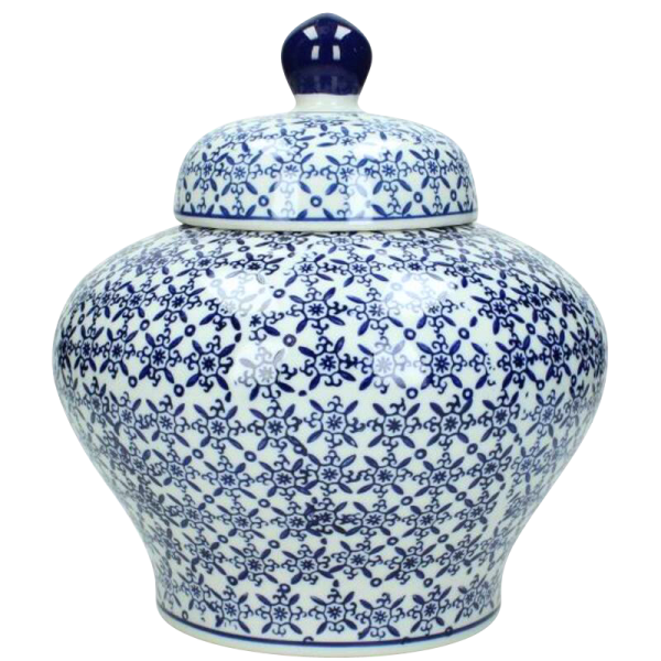 Vase Chinoi Delft Blau Mieten - Eventdekoration Wiesent München Hochzeitsdekoration