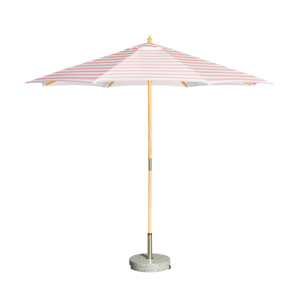 Sonnenschirm 300 cm | gestreift Rosa Mieten - Eventdekoration Wiesent München